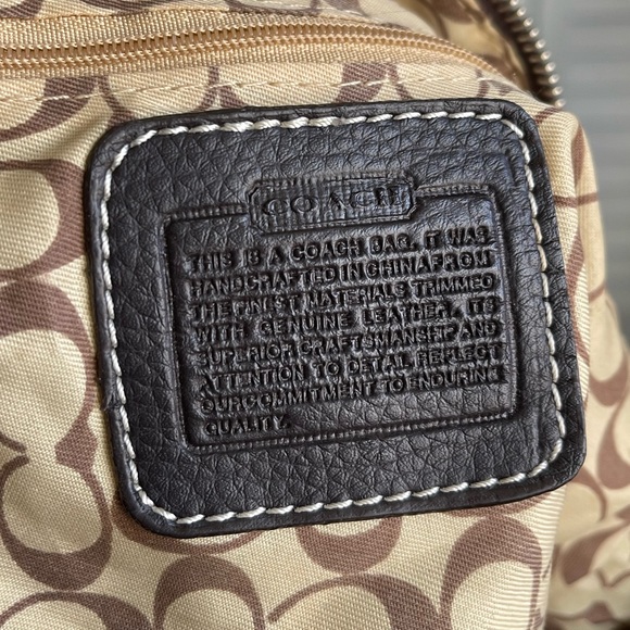 Coach brown purse handbag. Used. - Picture 10 of 10